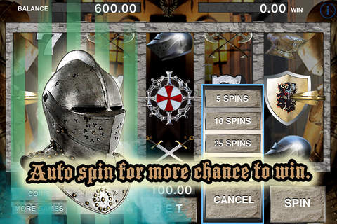 AAA Aace Knight Kingdom Slots PRO  - Way to win Prize of Ancient Roman Battle War screenshot 3