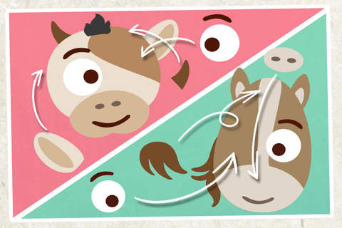 Play with Farm Animals - Pro Jigsaw Game for preschoolers screenshot 4