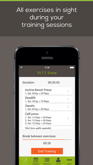yourWorkout pro - your personal workout diary in your pocket