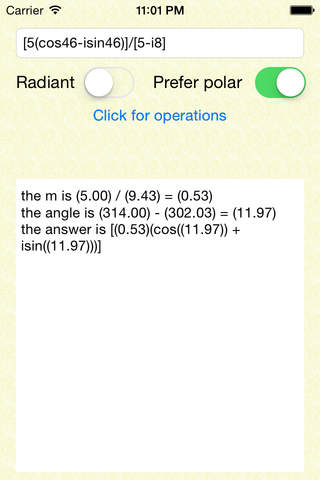 Vannan Complex Numbers screenshot 3
