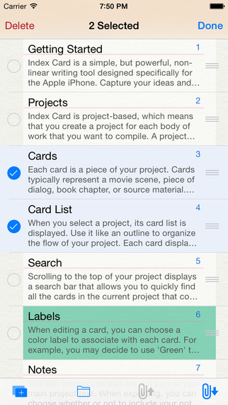 【免費生產應用App】Index Card for iPhone-APP點子