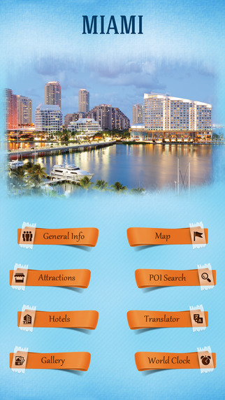 【免費旅遊App】Miami City Offline Travel Guide-APP點子