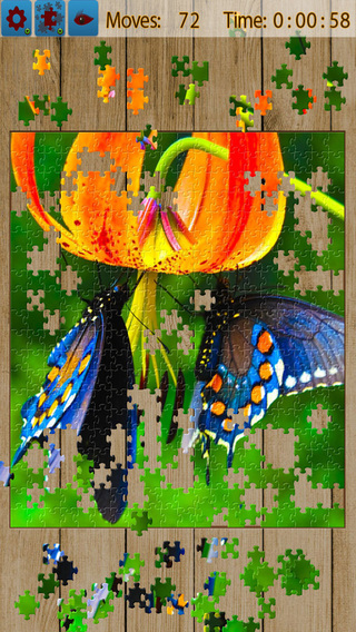 【免費遊戲App】Butterfly Jigsaw Puzzle Game-APP點子