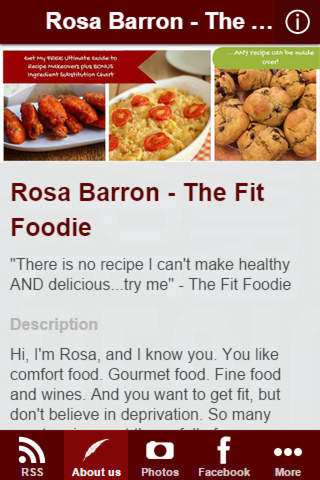 Rosa Barron - The Fit Foodie screenshot 2