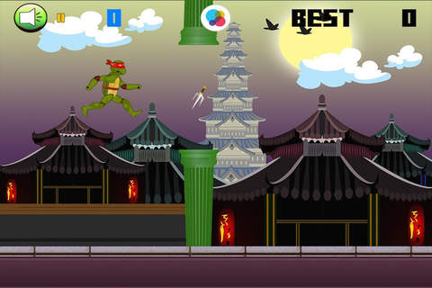 Jumping Turtle Hero - Run And Swing Like A Deadly Ninja FREE screenshot 4