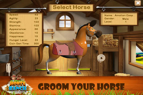 Horse Ranch - Horse Farm Simulator - Raise and Race Horses screenshot 2