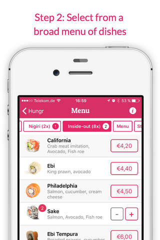 Hungr - The Takeaway App screenshot 2
