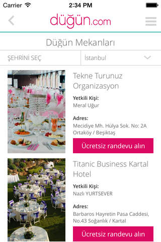 Düğün Mekanı screenshot 3
