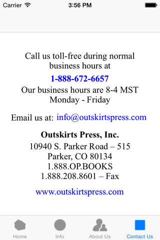 Outskirts Press Free Publishing App screenshot 3