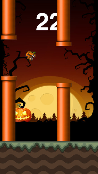 【免費遊戲App】Flappy Halloween Pumpkin-APP點子