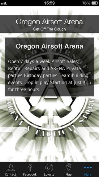 【免費商業App】Oregon Airsoft Arena-APP點子