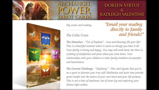 【免費生活App】Archangel Power Tarot - Doreen Virtue, Ph.D., Radleigh C. Valentine-APP點子