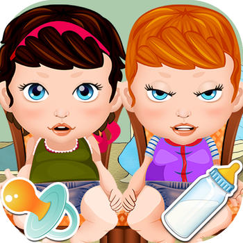 Twins Baby Born and Baby Care Games LOGO-APP點子