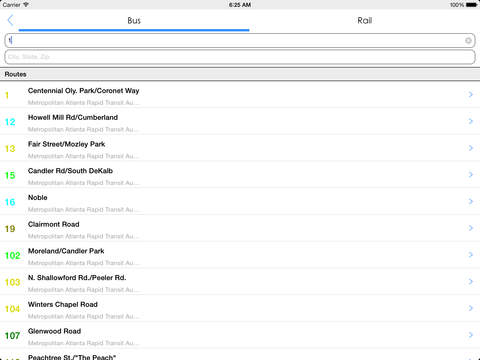 【免費交通運輸App】Transit Tracker - Atlanta (MARTA)-APP點子