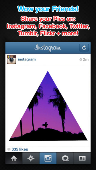 【免費攝影App】Insta Shapes - Snap pics & frame photos to silhouette symbol & alter for posts on IG, Fbook, flicker, tagged & tumblr-APP點子