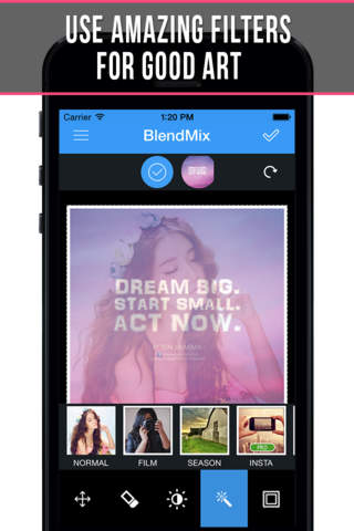 BlendMix Free - Double exposure photo blender for Instagram, Facebook screenshot 2