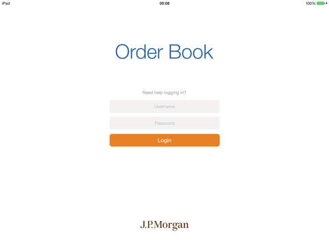 J.P. Morgan Order Book