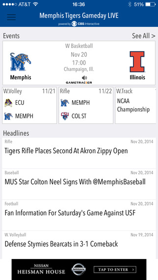 Memphis Tigers Gameday LIVE