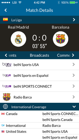 Live Soccer TV - Official Broadcast Schedules Scores