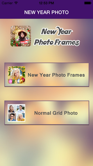 New Year Photo Frames