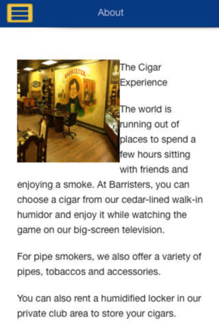 Barrister Cigars screenshot 2