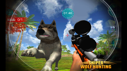 【免費遊戲App】Angry Wolf Attack : Sniper shooter and hunting game in the jungle-APP點子