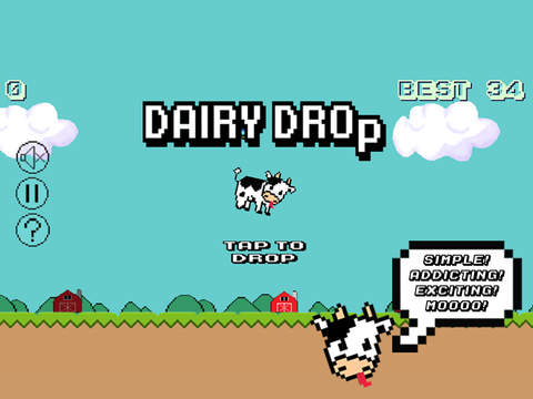 【免費遊戲App】Dairy Drop-APP點子