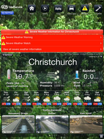 NZ MetService Free screenshot 2