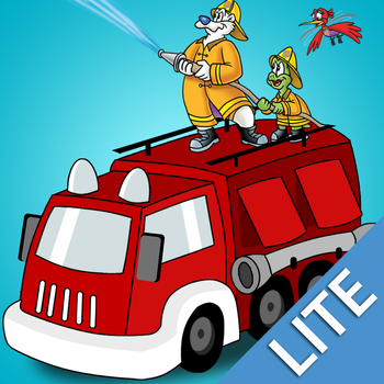 Firefighters, Fire Trucks & Fire Safety Lite: Videos & Games for Kids by The Danger Rangers LOGO-APP點子