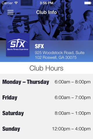 SFX - Sports Fitness Experience screenshot 3