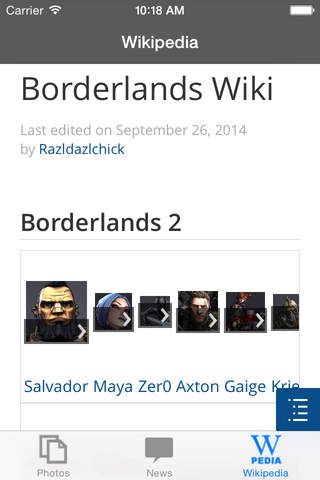 News for Borderlands Unofficial screenshot 3