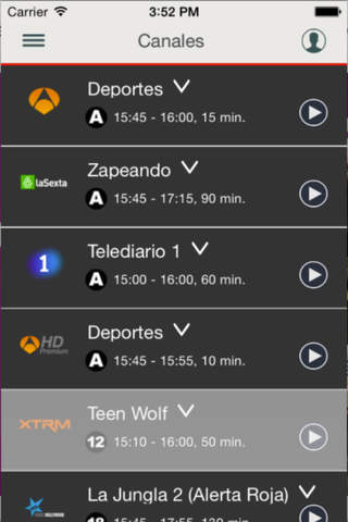 Vodafone TV Online Smartphone screenshot 4