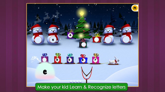 Icky Snow Ball Attack - Phonics Vowels - Christmas Edition FREE