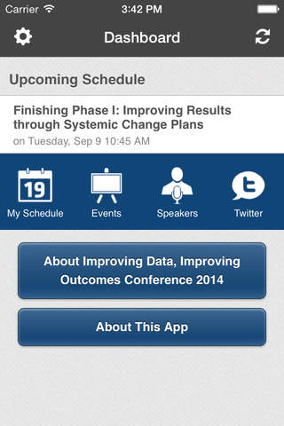 Improving Data, Improving Outcomes Conference 2014 screenshot 2