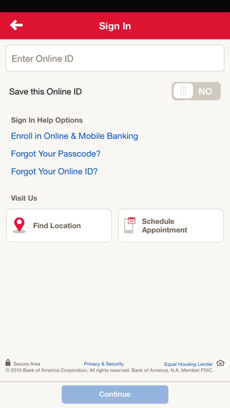 Bank of America - Mobile Banking