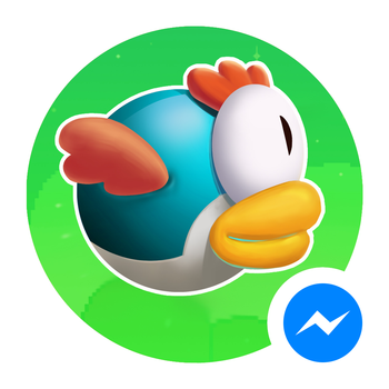 Share Chicken Crash Game with your friends in Messenger LOGO-APP點子