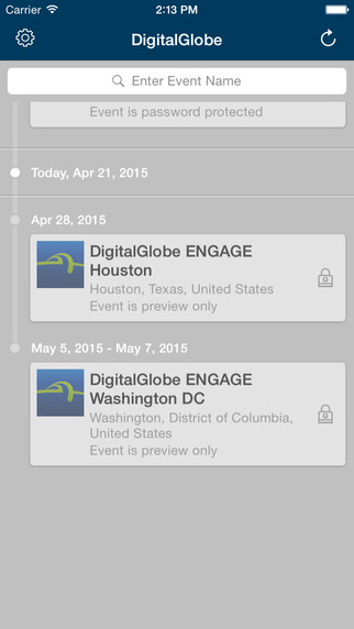 DigitalGlobe Event App