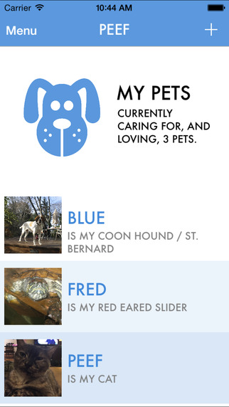 【免費生活App】Peef : Your Pet's Record Keeper-APP點子