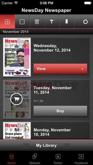 NewsDay Newspaper Zimbabwe