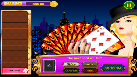 【免費遊戲App】All In Jewel Win Lucky Jackpot High-Low (Guess the Next Card )Casino Dash Games Free-APP點子