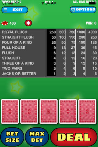 Video Joker Poker Casino Vegas Ad Free screenshot 2