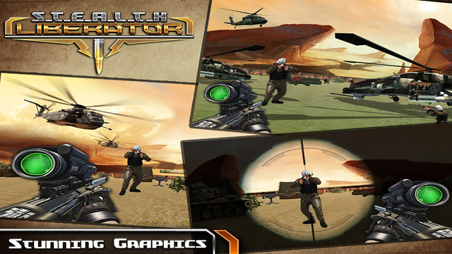 Stealth Liberator : Strategy Sniper Shooting