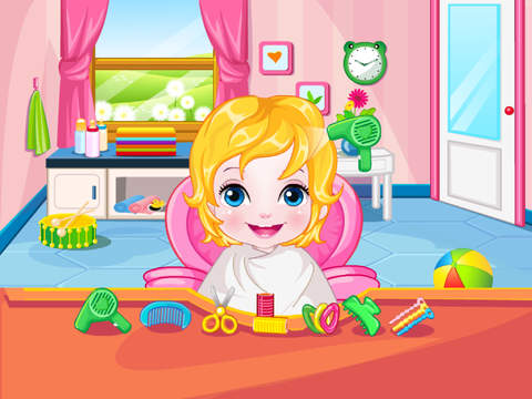 Happy Baby Hairdresser Game HD - The Hottest Baby Spa and Hair Salon Game For Girls and Kids