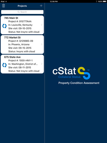 cStat (Collateral Status) Property Condition Assessment screenshot 2