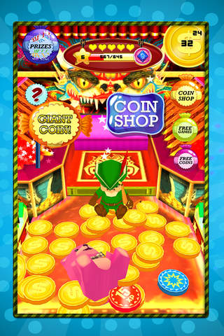 Golden Dragon Coins pusher - The Real Cashflow Coin Dozer money Silver Casino Tour screenshot 4