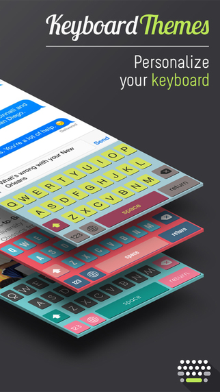 Keyboard Themes - Custom Color Keyboards Font Style for iPhone iPad iOS 8 Edition