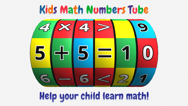 Kids Math Numbers Tube