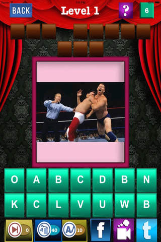 Trivia Guess "~The "Face" "Conclude the Wrestler Name~" Free screenshot 2