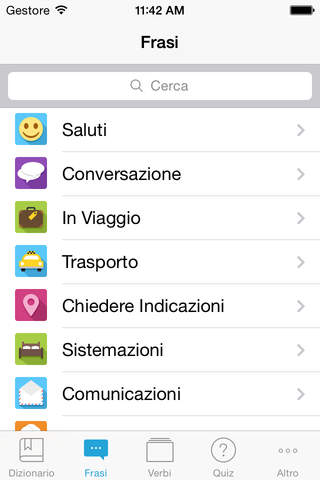 Italian Dictionary + © screenshot 2