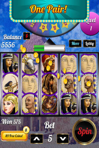 Riches of Pharaoh's Pyramid Casino & Hit it Big with Fire Slots Free screenshot 3